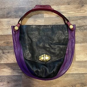 Oryany | Leather Colorblock Shoulder Bag Purse